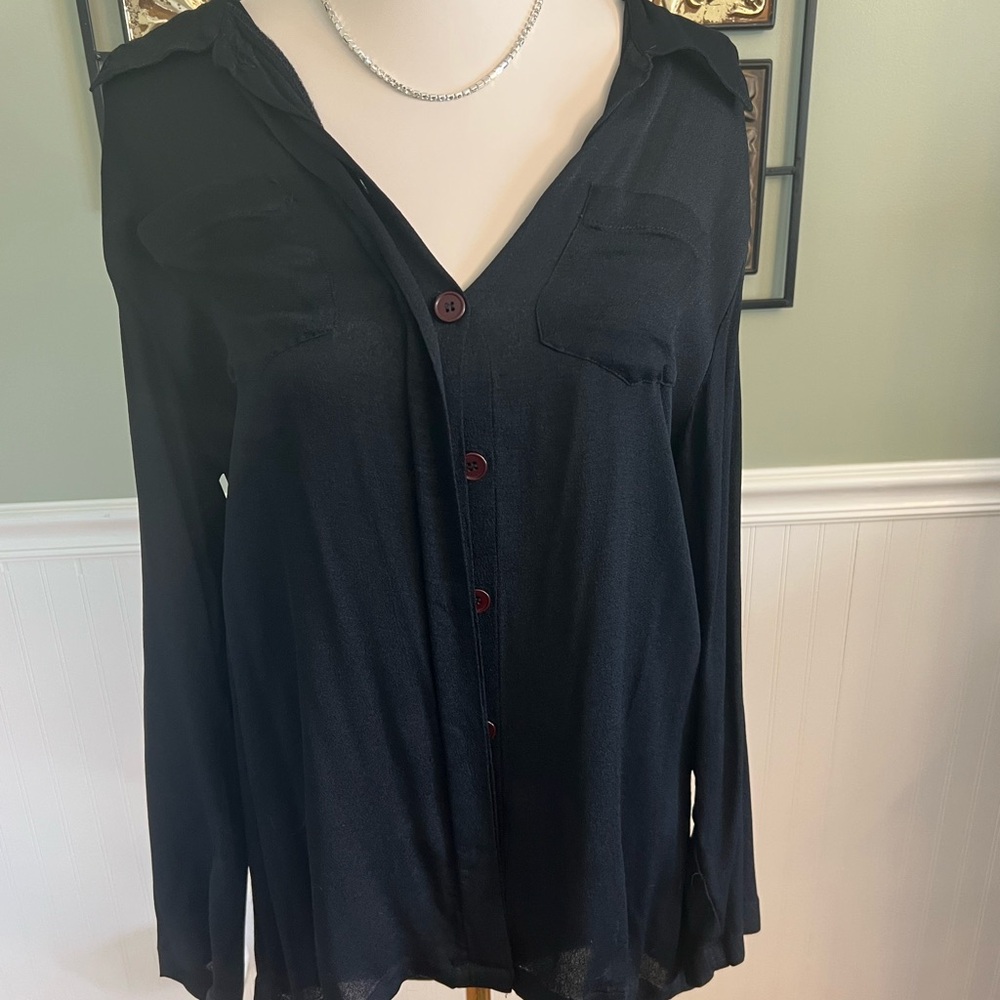SOLD Elegant Black Women's Top